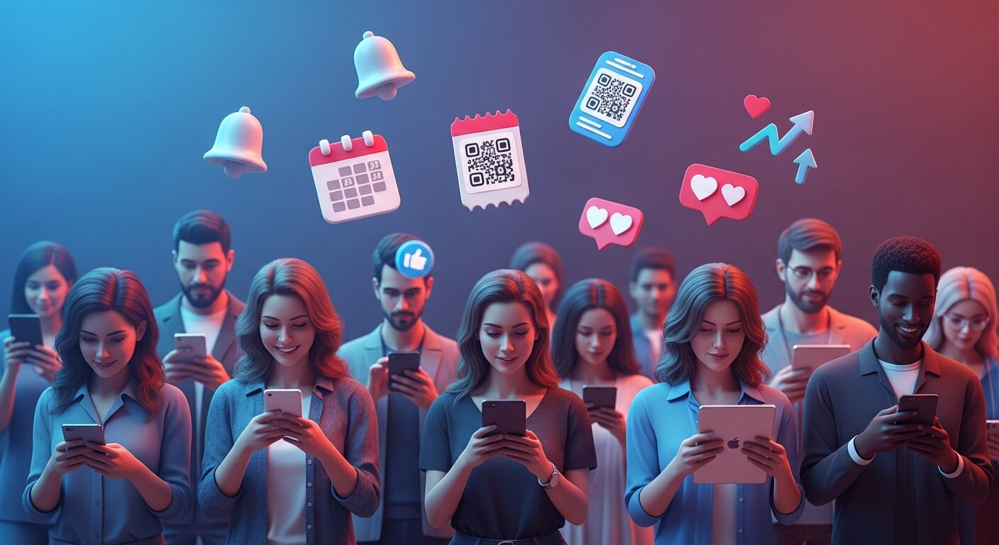 Mobile marketing enhancing event engagement.