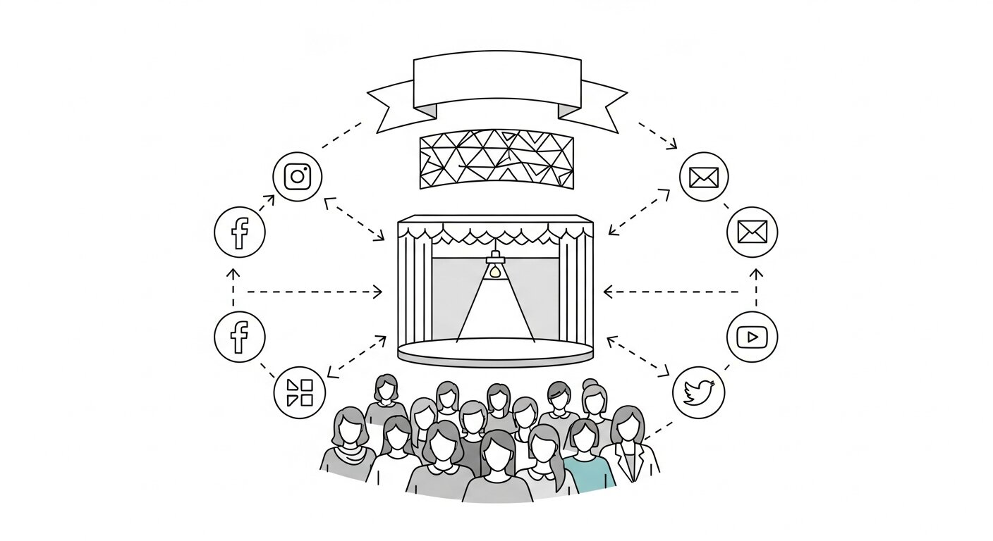 Brand event marketing campaign planning and promotion.