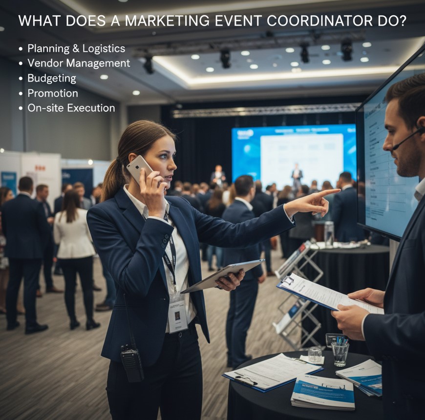 What Does a Marketing Event Coordinator Do?