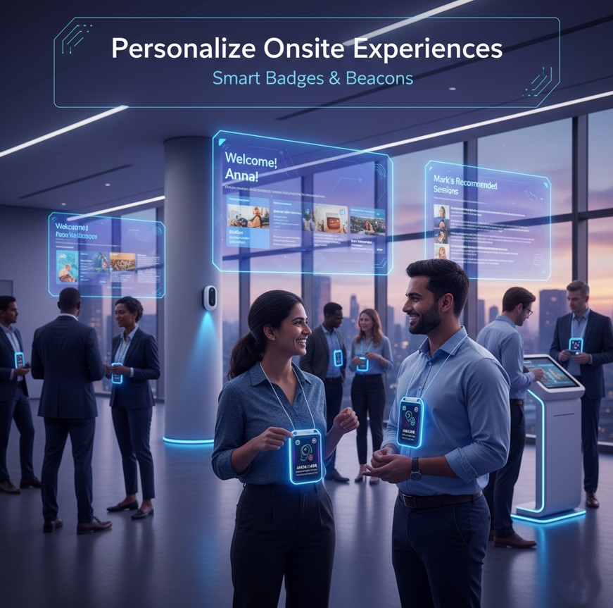 Personalize Onsite Experiences with Smart Badges and Beacons