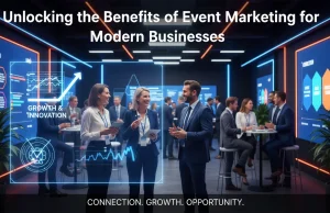 Unlocking the Benefits of Event Marketing for Modern Businesses Benefits of event marketing concept