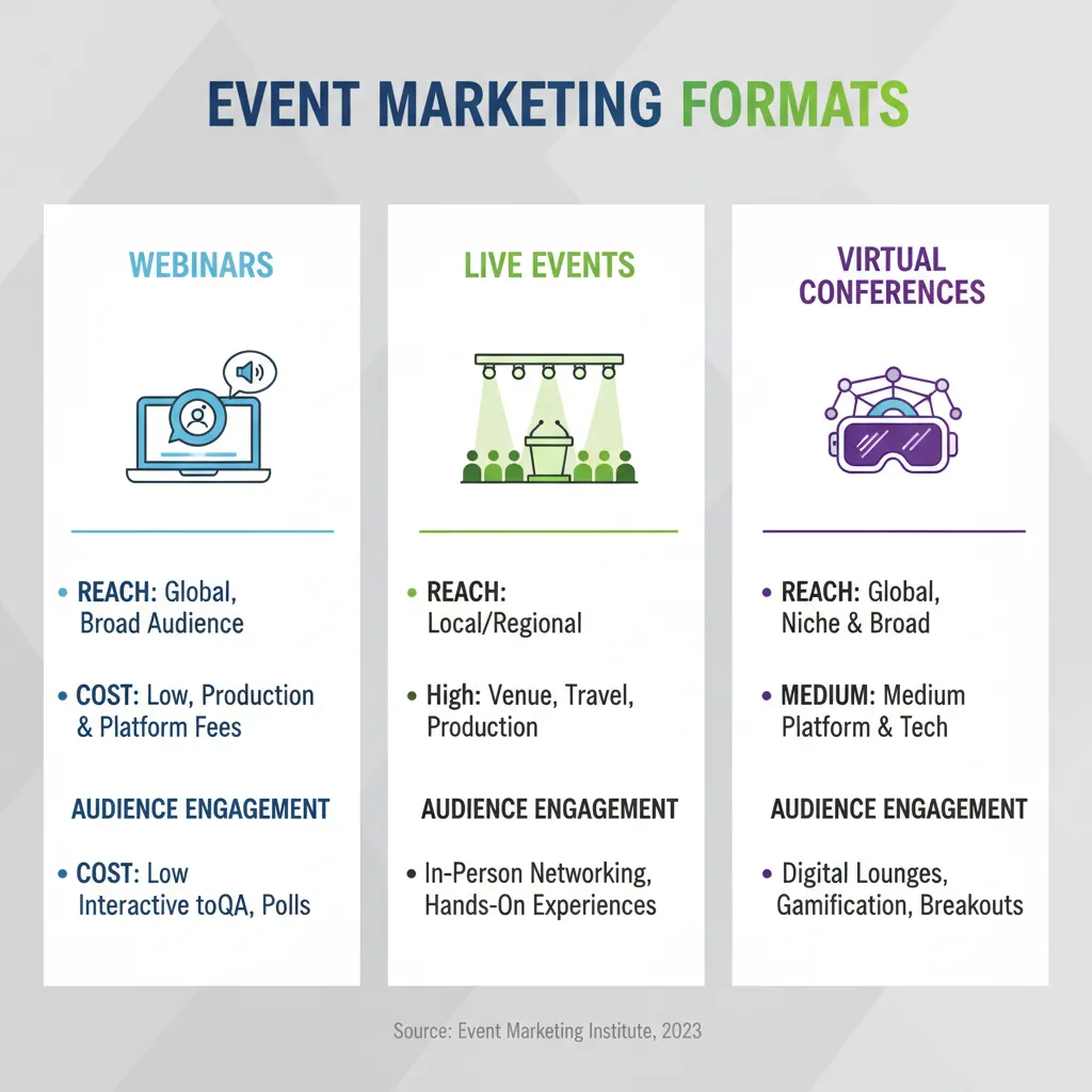 Event Marketing Format Comparison