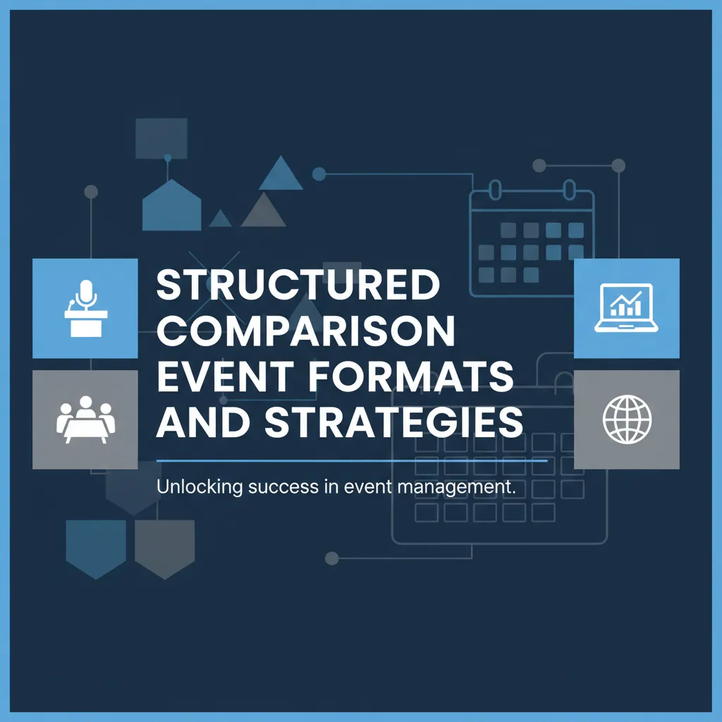 Event formats comparison chart