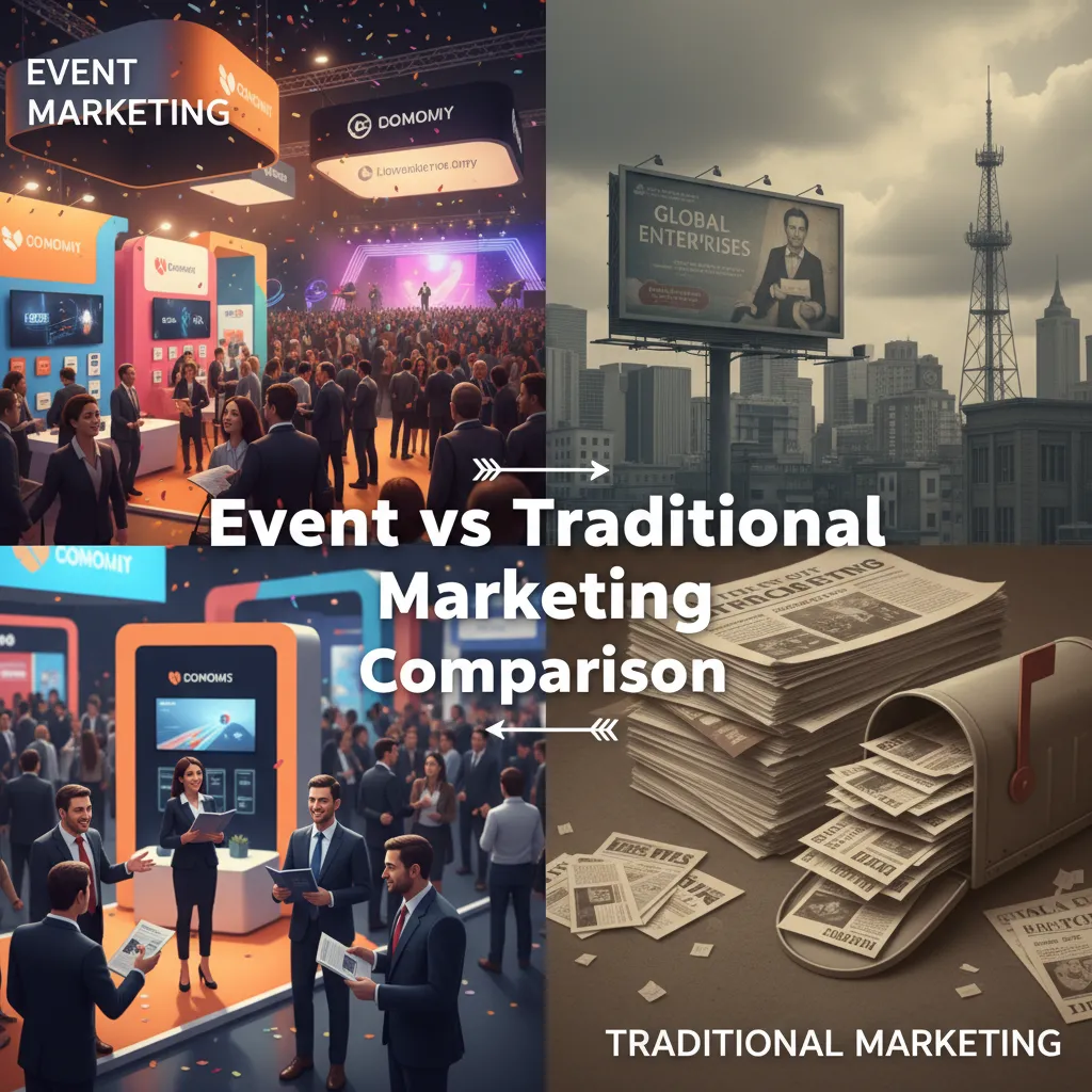 Event vs traditional marketing comparison