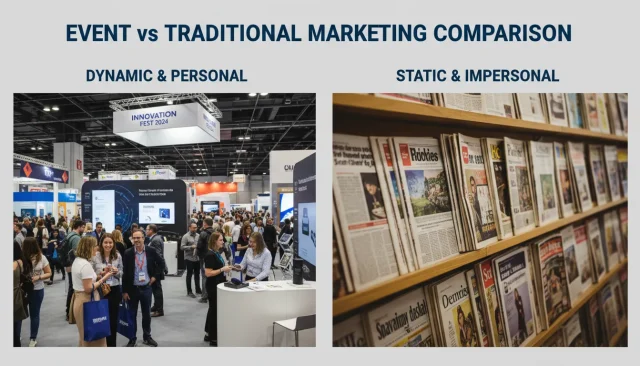 Event Marketing vs Traditional Marketing Examples