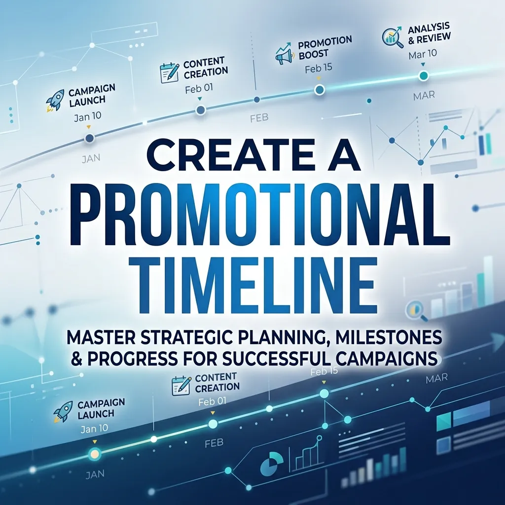 Create a Promotional Timeline