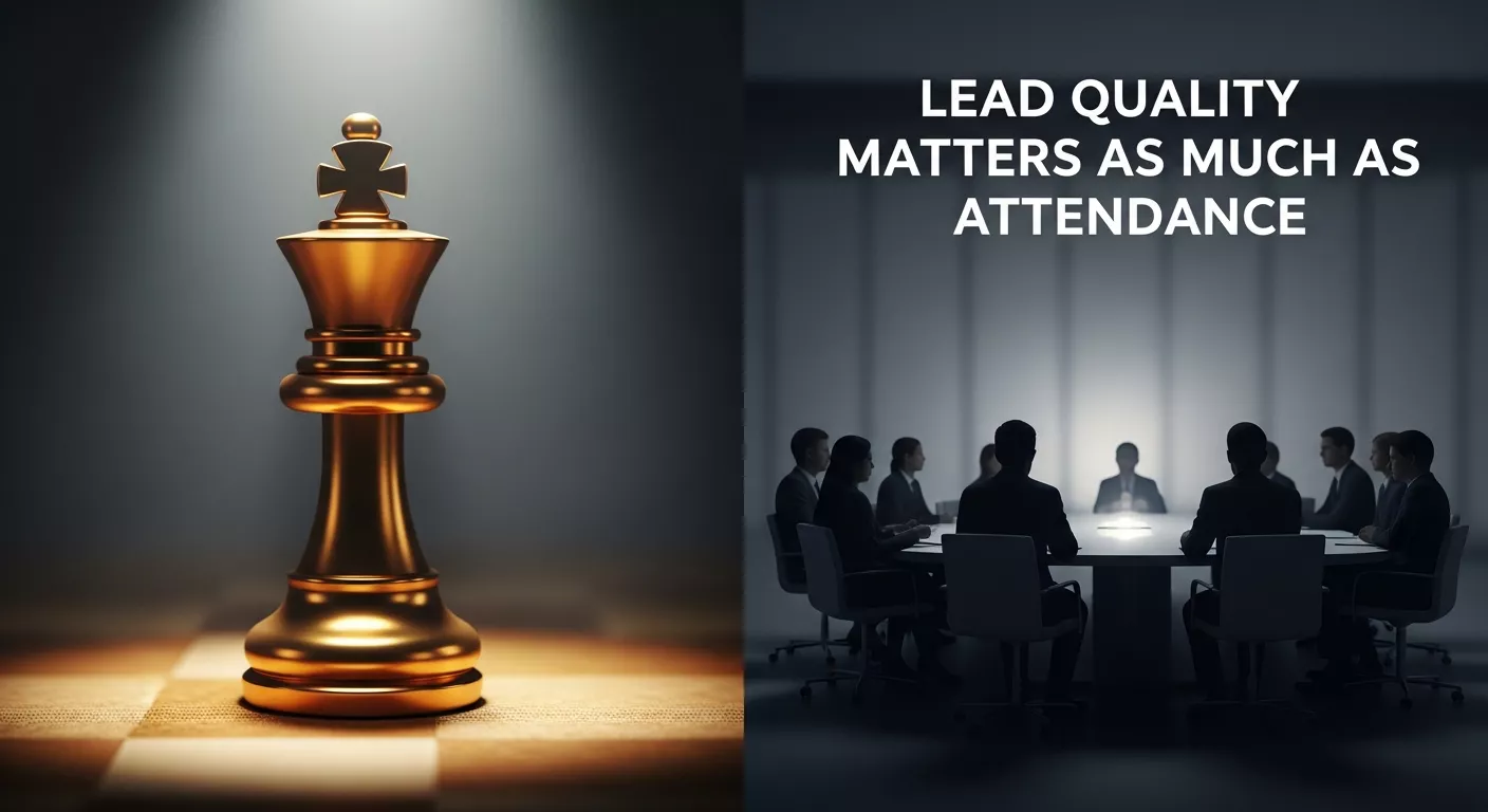 Lead Quality Matters as Much as Attendance