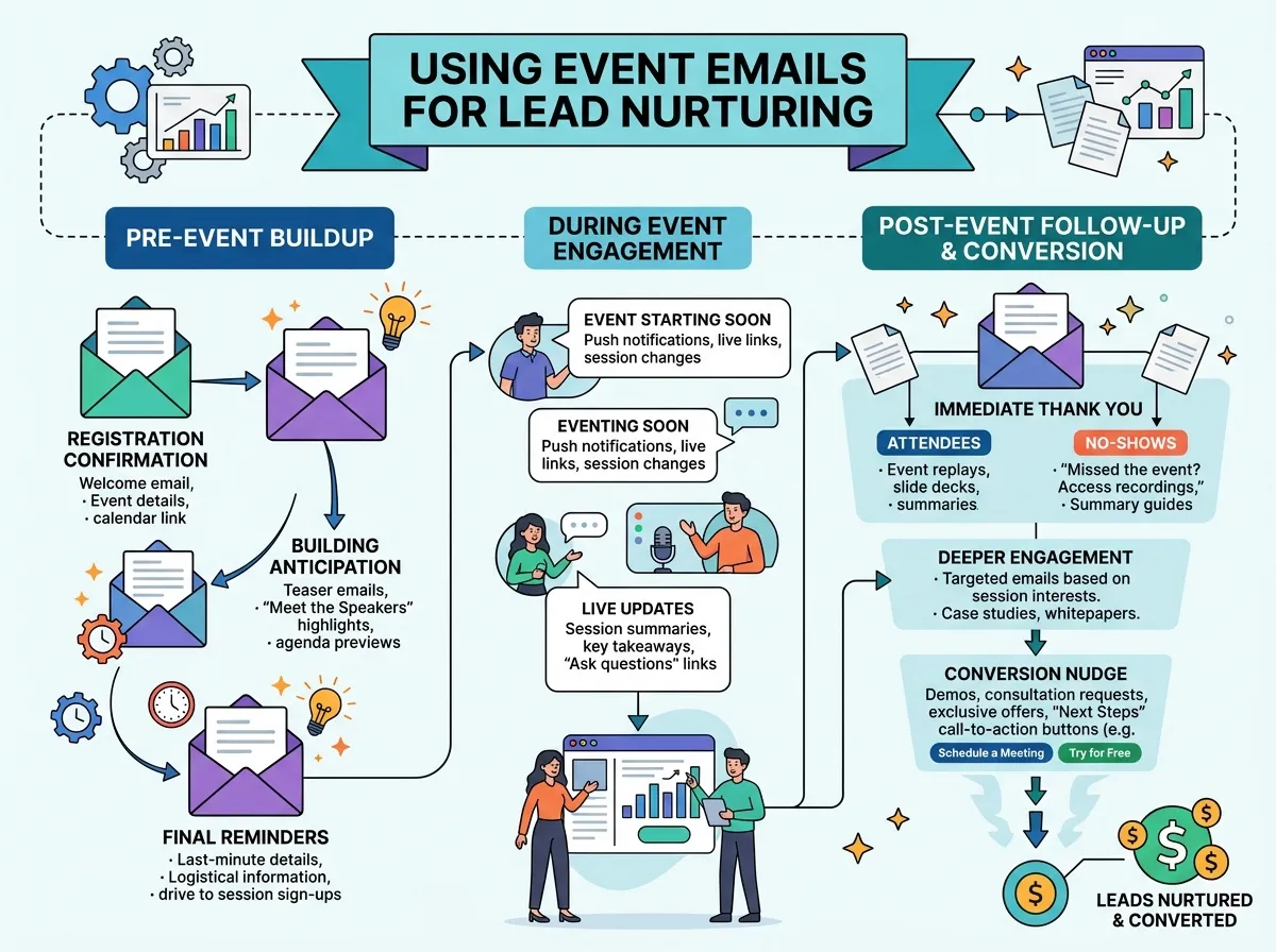 Using Event Emails for Lead Nurturing