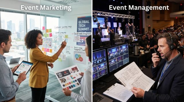 What Is the Difference Between Event Marketing and Event Management
