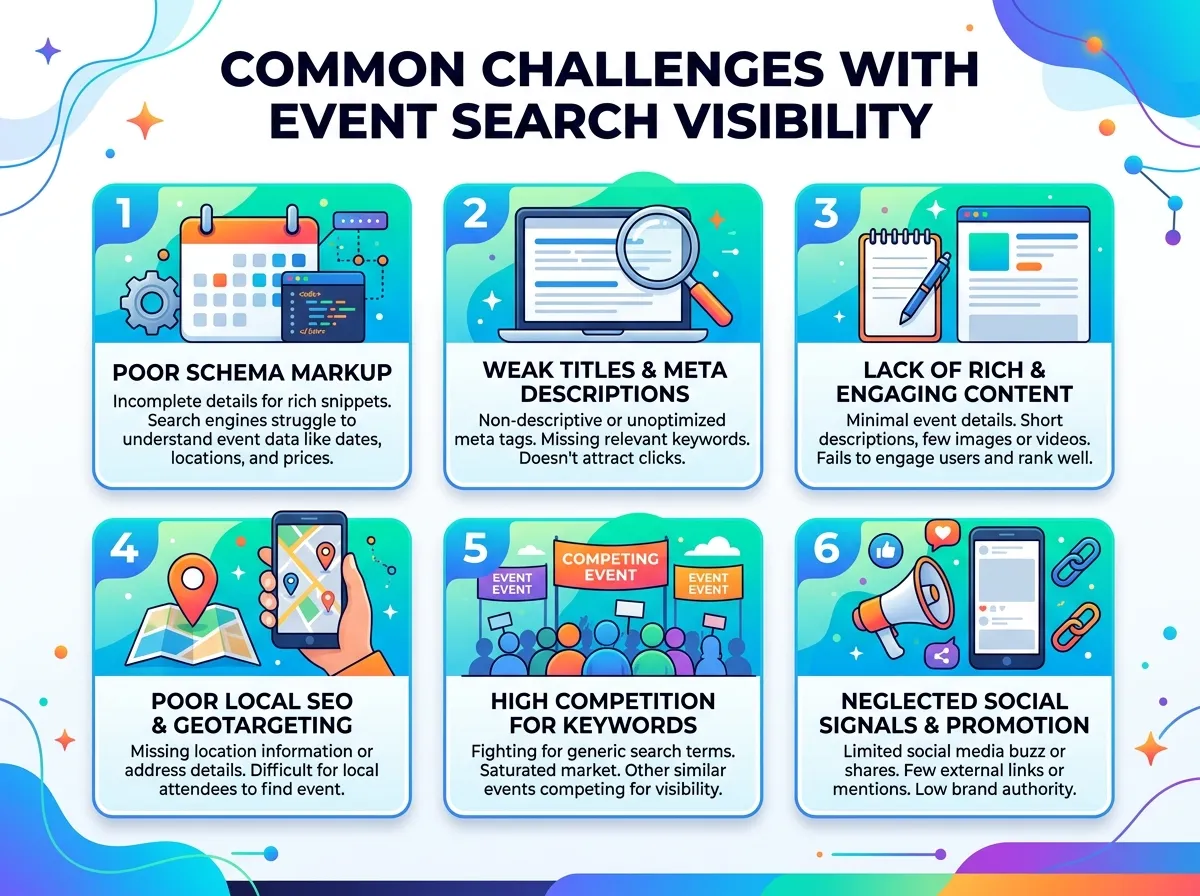 Common Challenges With Event Search Visibility