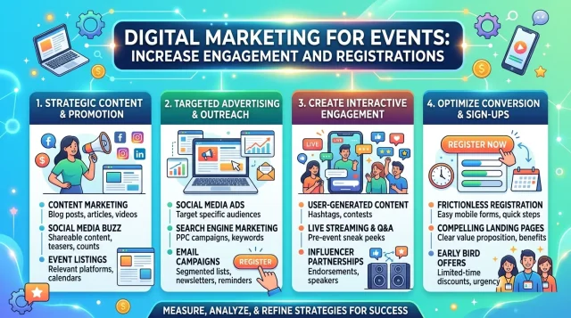 Digital Marketing for Events Increase Engagement and Registrations
