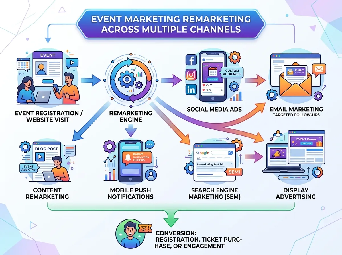 Event Marketing Remarketing Across Multiple Channels