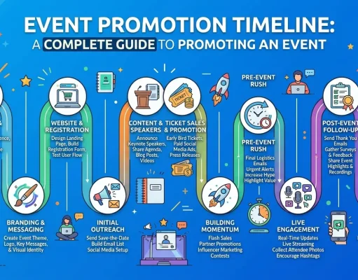 Event Promotion Timeline: A Complete Guide to Promoting an Event Event Promotion Timeline A Complete Guide to Promoting an Event