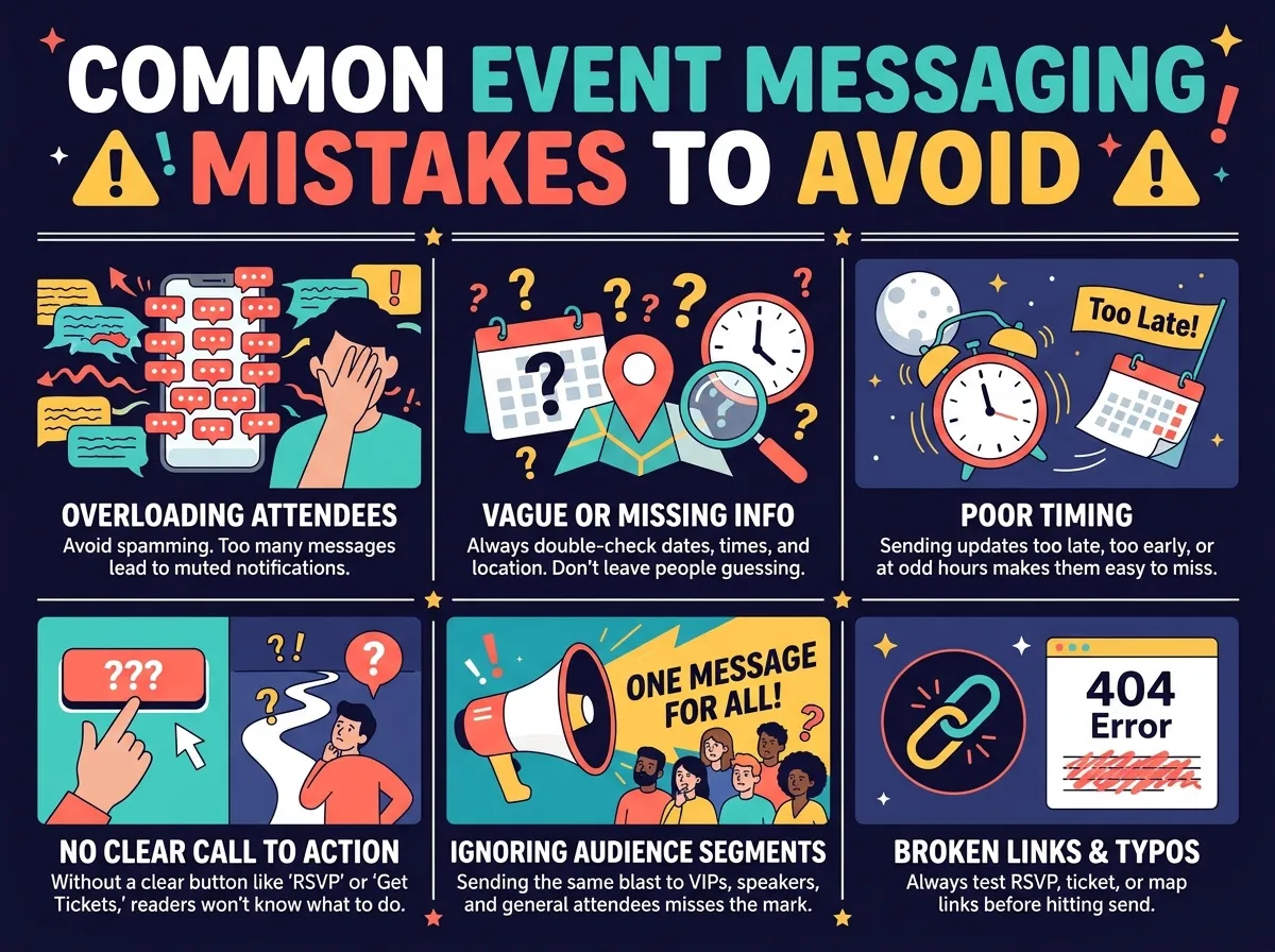 Common Event Messaging Mistakes to Avoid