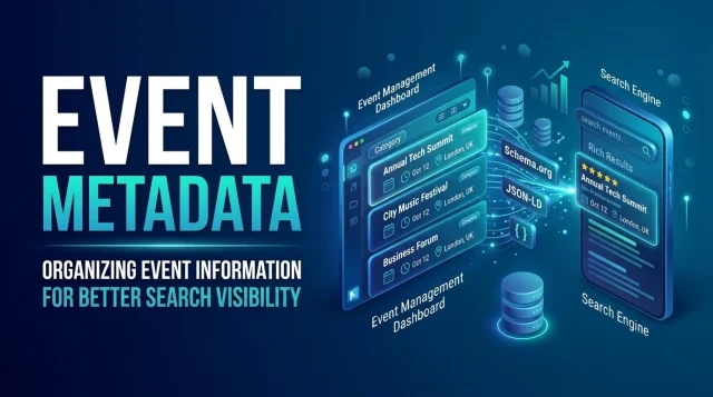 Event Metadata Organizing Event Information for Better Search Visibility
