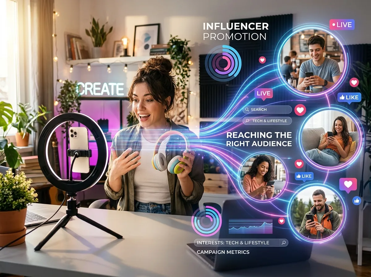 Using Social Media Influencer Promotion to Reach the Right Audience