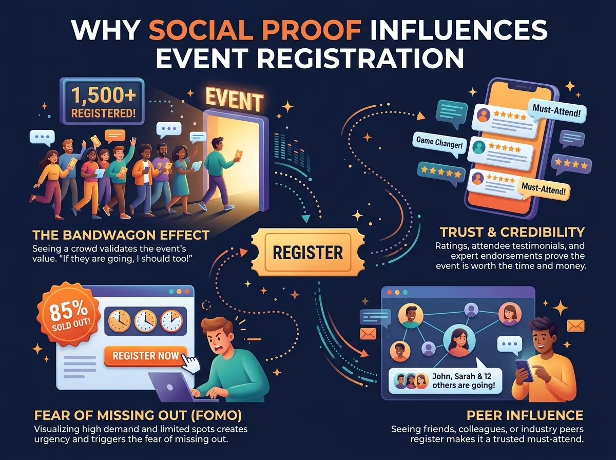 Why Social Proof Influences Event Registration